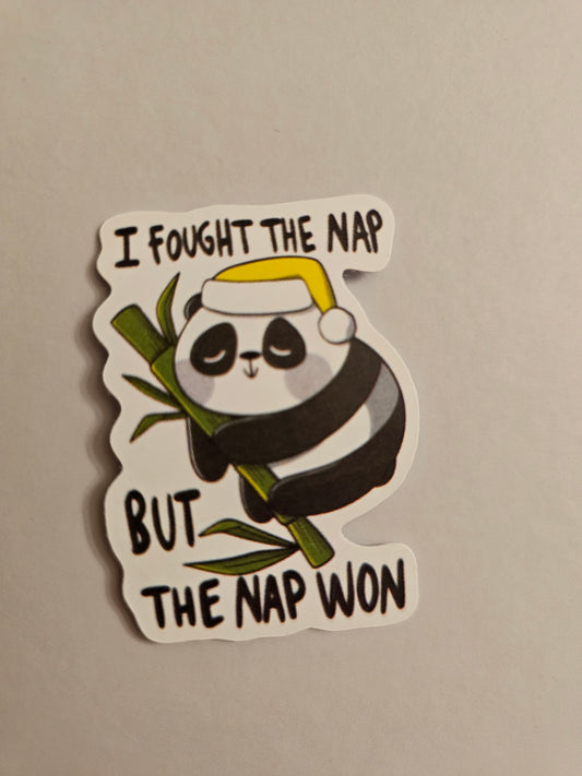 Fought The Nap Sticker