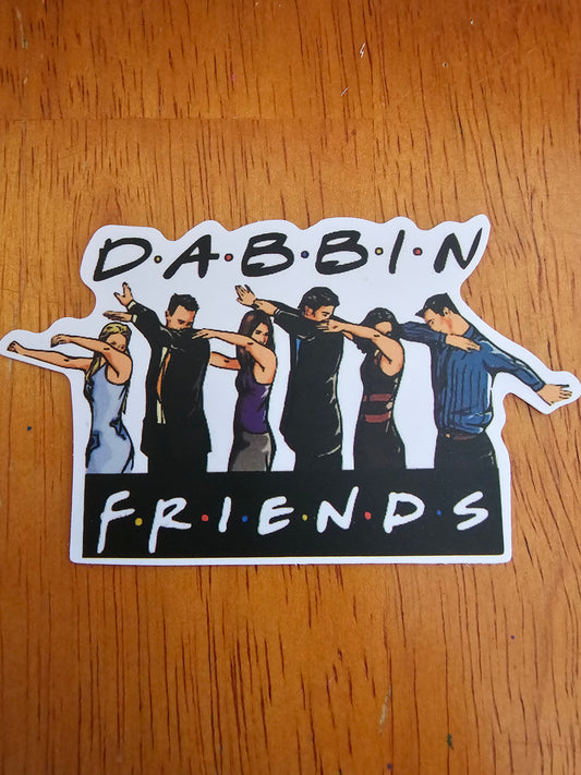 Dabbin Friends Sticker