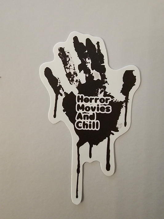 Horror Movies and Chill Sticker