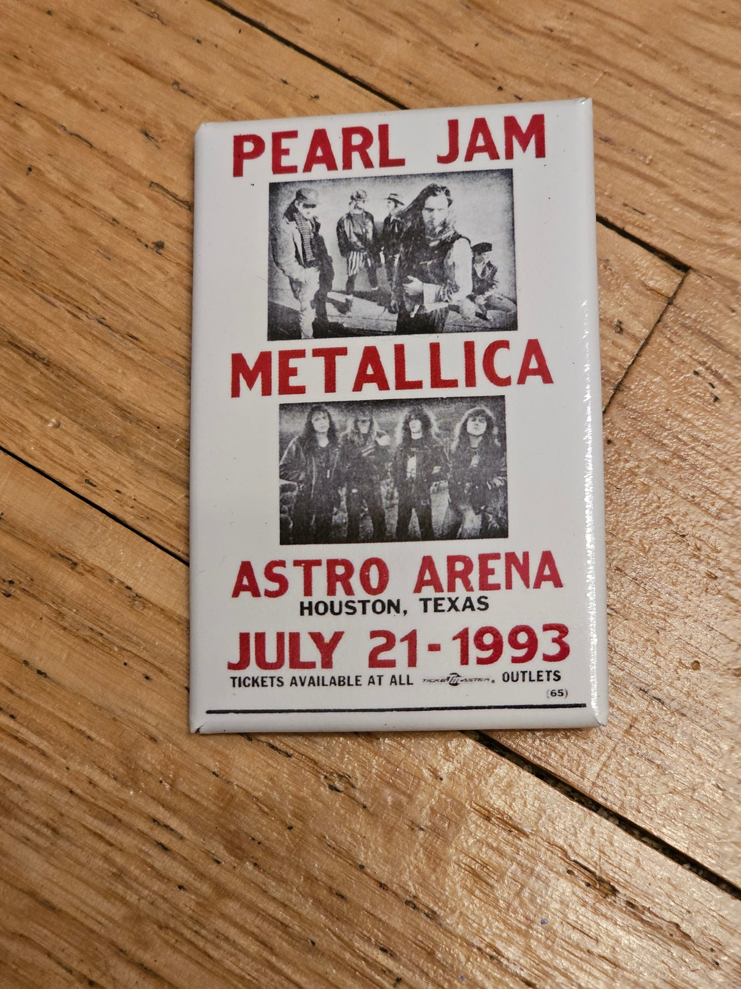 Showprint  Concert Poster Buttons 1.75" x 2.75"
