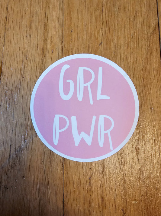 GRL PWR Sticker