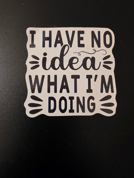 No Idea Sticker