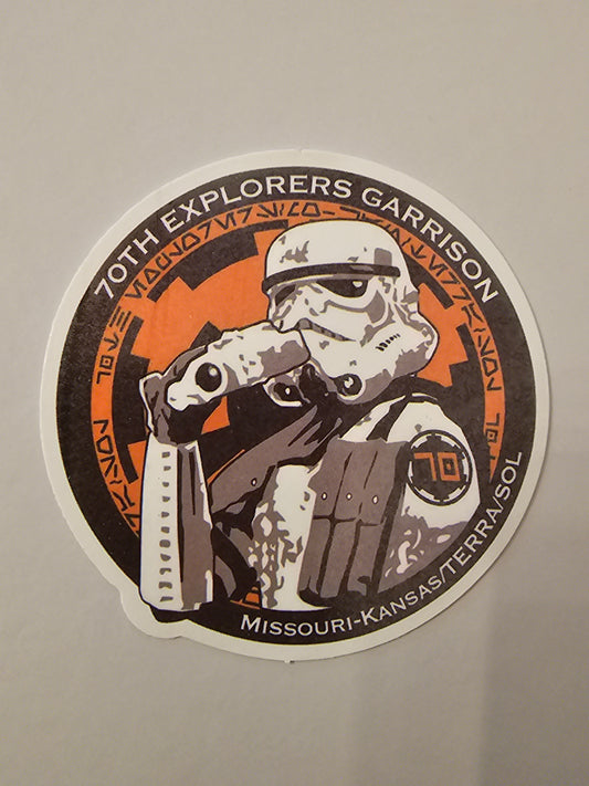 70th Explorers Sticker
