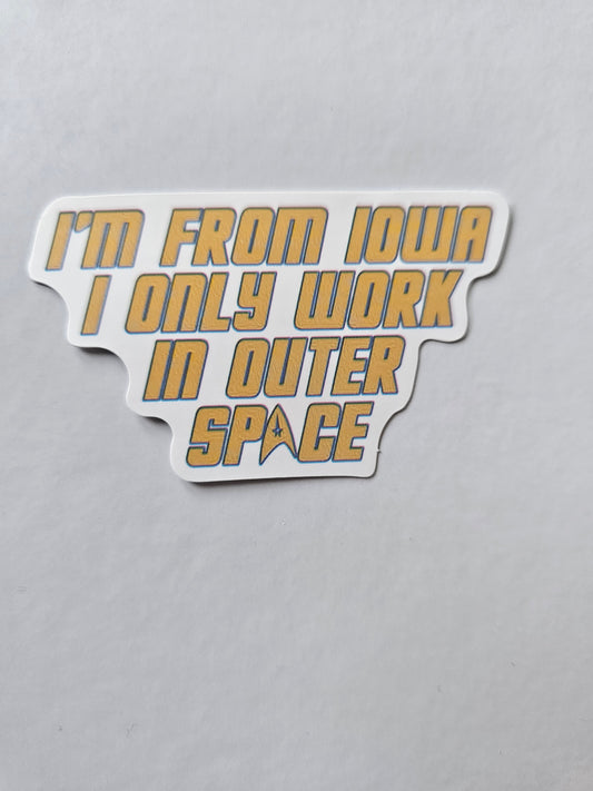 Star trek sticker