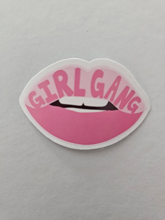 Girl Gang Lips Sticker