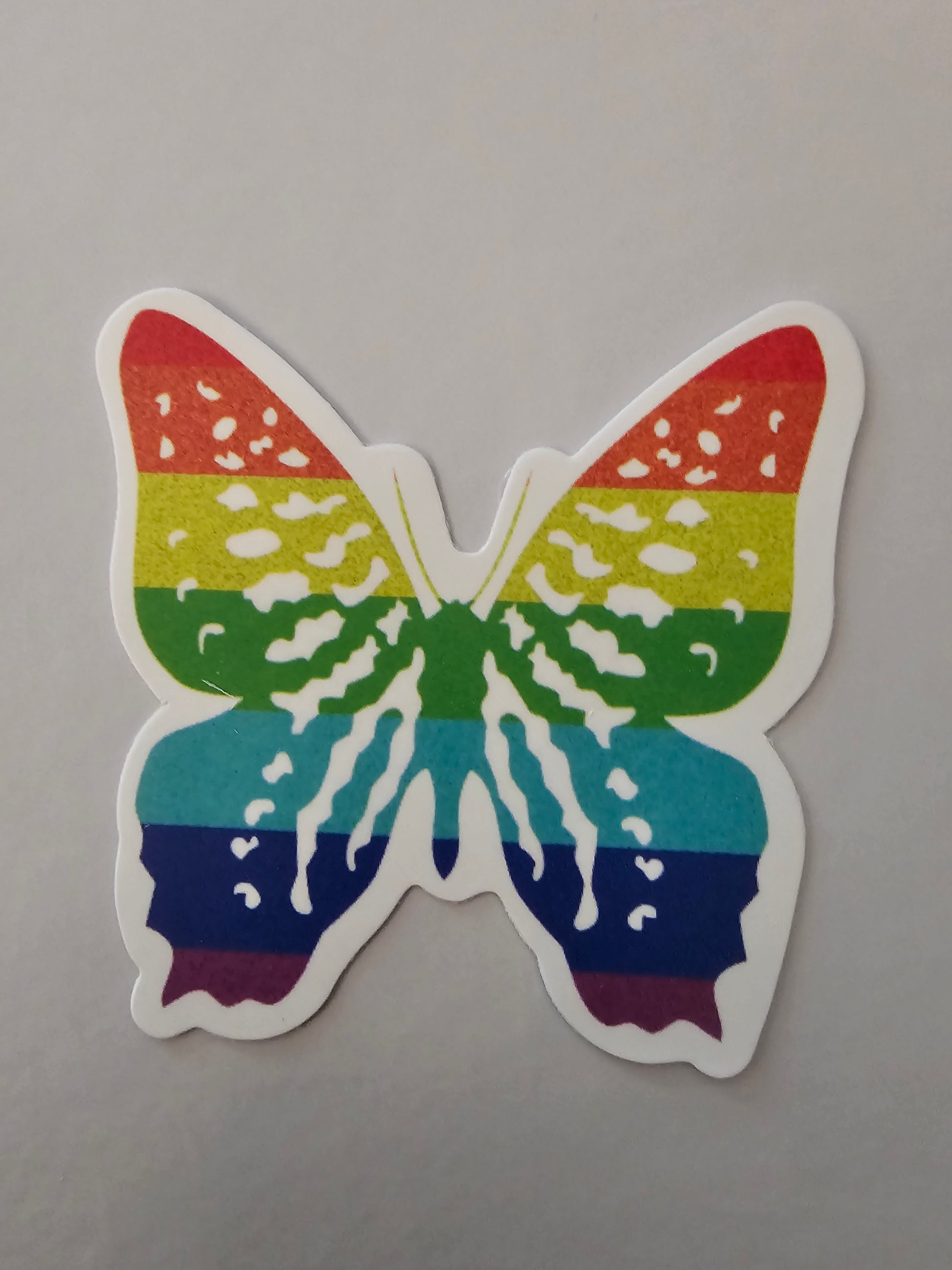 Insect Rainbow Sticker Rainbow Butterfly Sticker – Snark Gifts