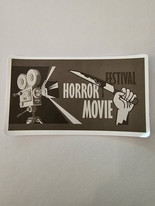 Horror Movie Festival Sticker