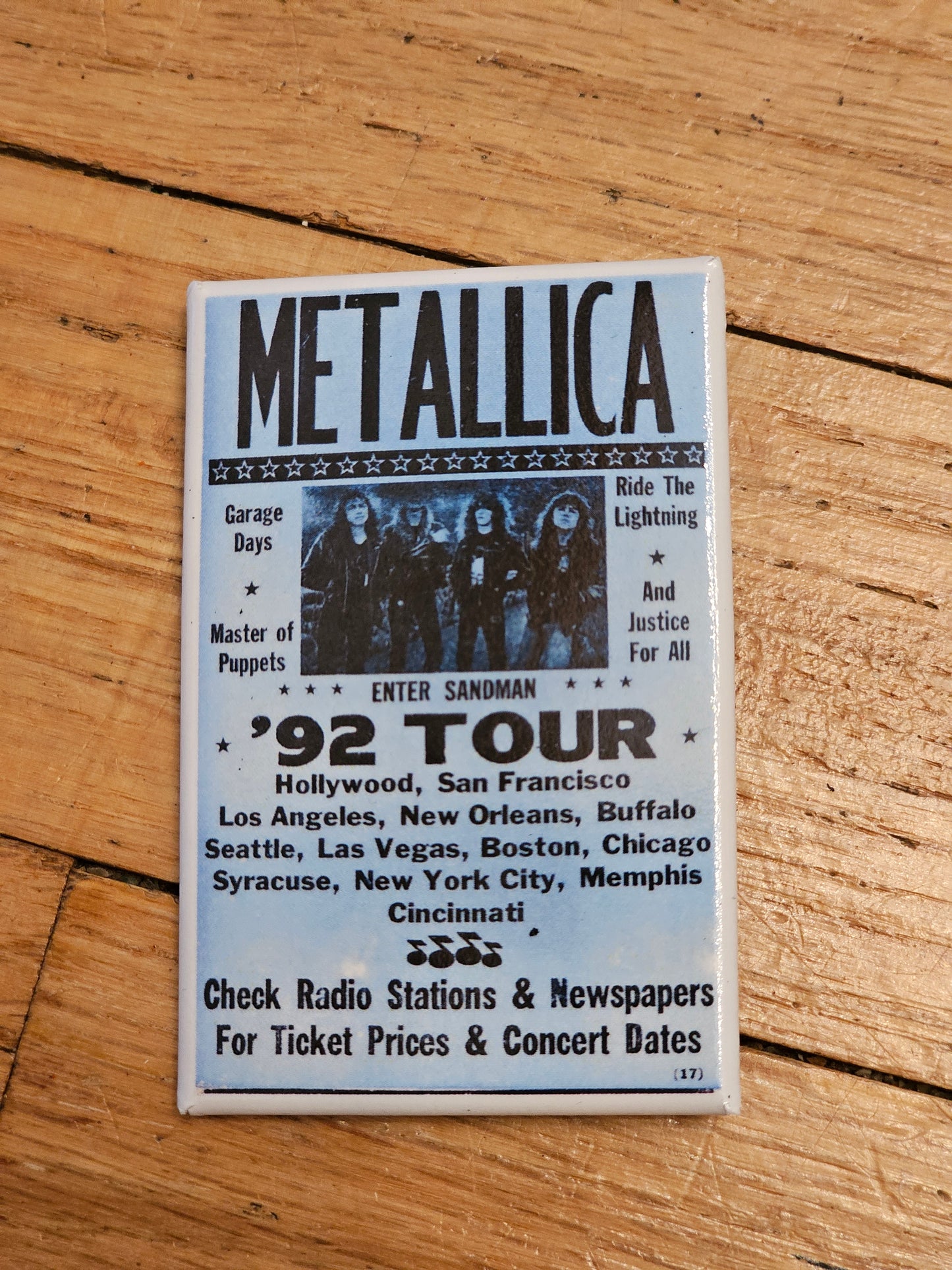 Showprint  Concert Poster Buttons 1.75" x 2.75"
