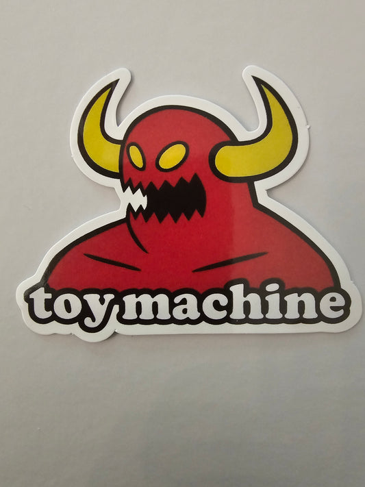 Toy Machine Skateboarding Sticker Red