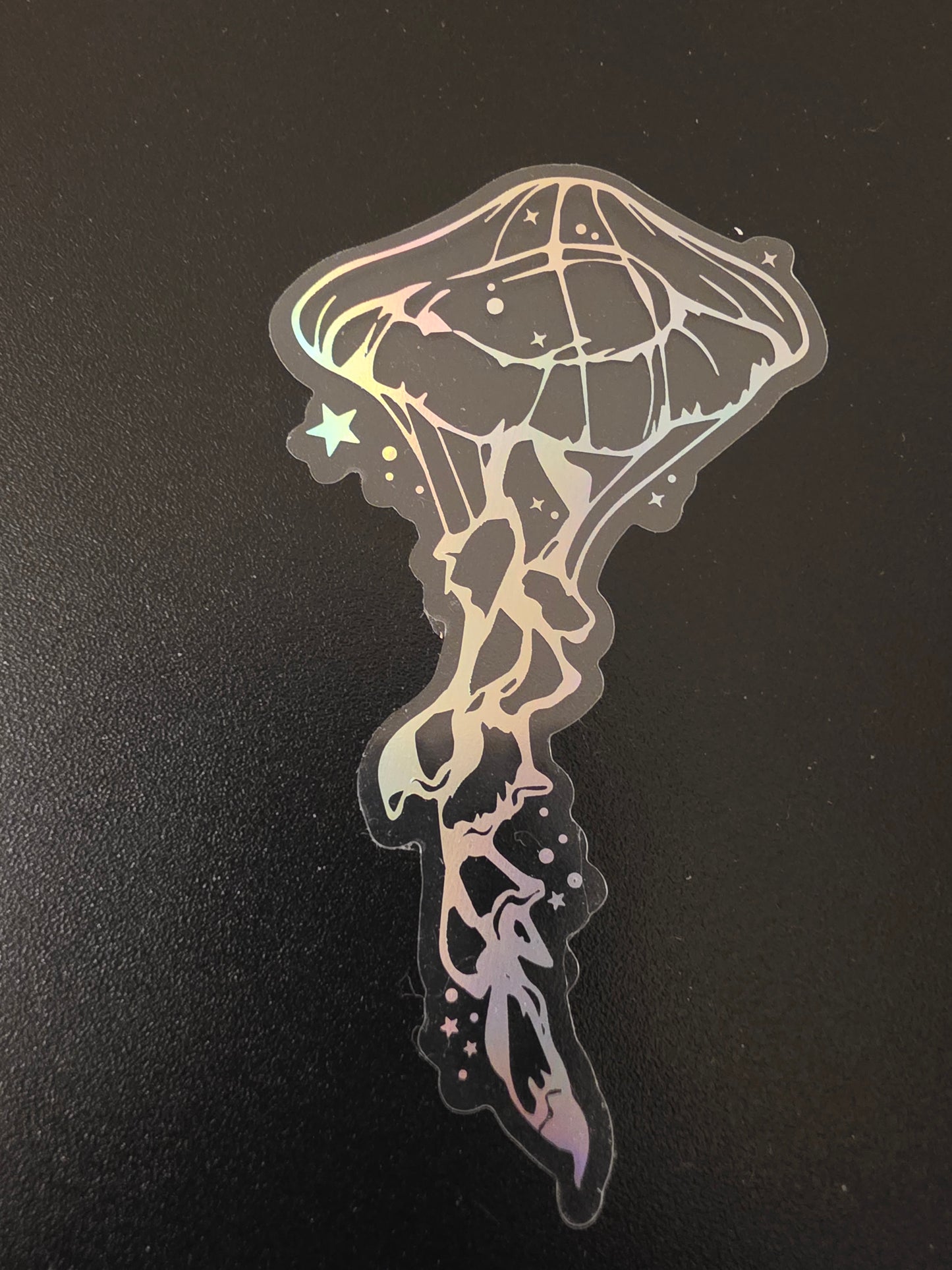 Transparent Jellyfish Sticker