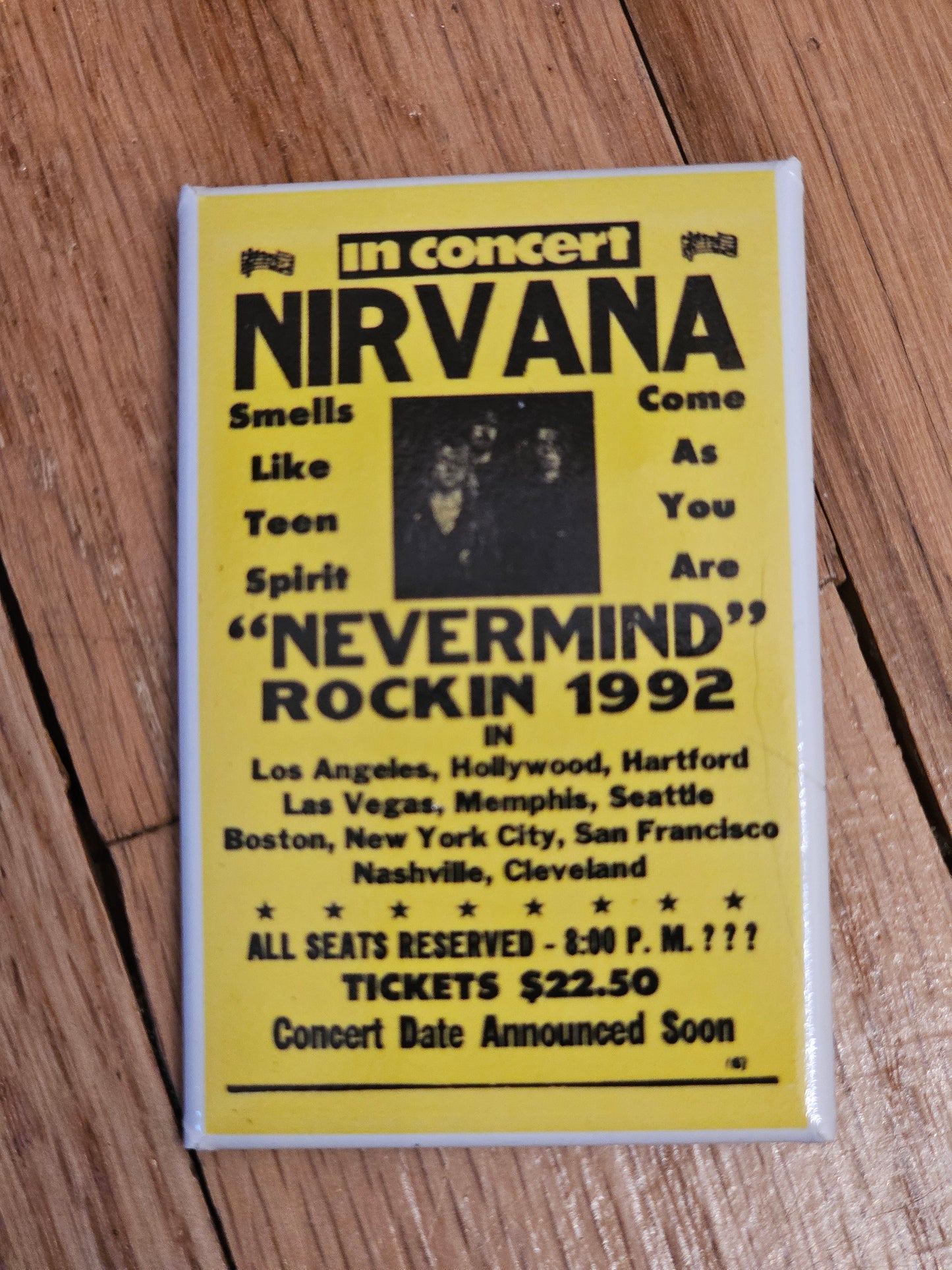 Showprint  Concert Poster Buttons 1.75" x 2.75"