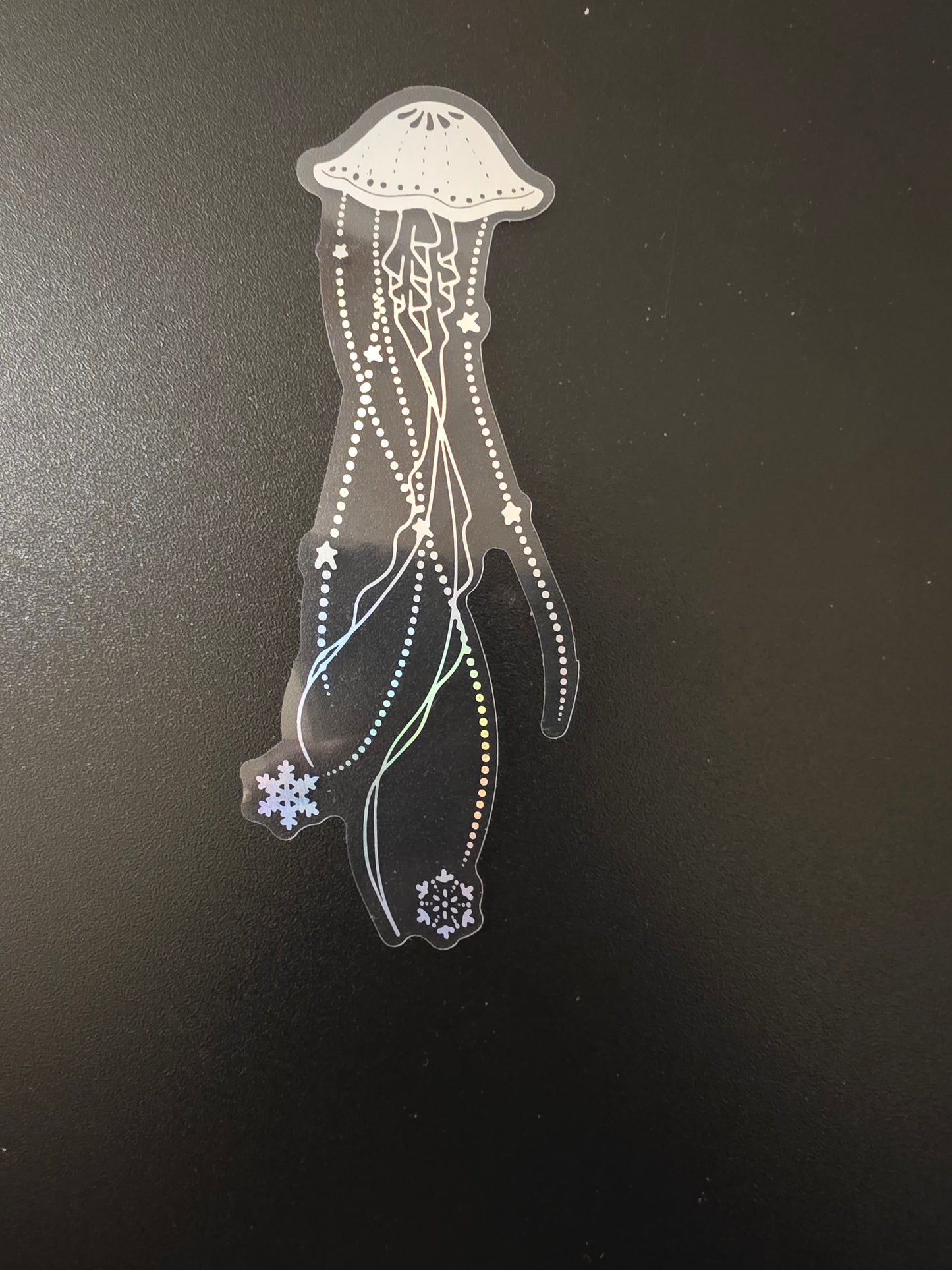 Transparent Jellyfish Sticker