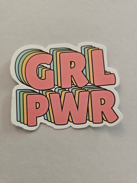GRL PWR Sticker