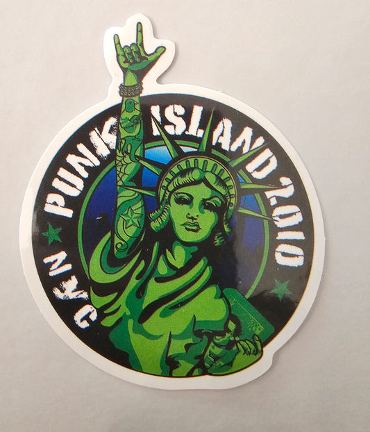 Punk Island sticker