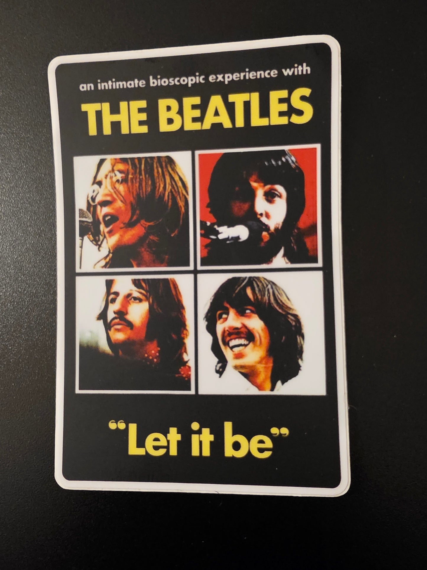 Let It Be Jumbo Sticker