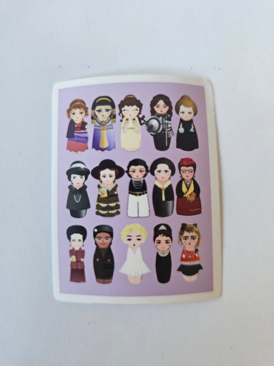 Famous Women Sticker