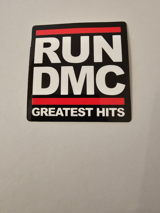 Run Dmc greatest hits sticker