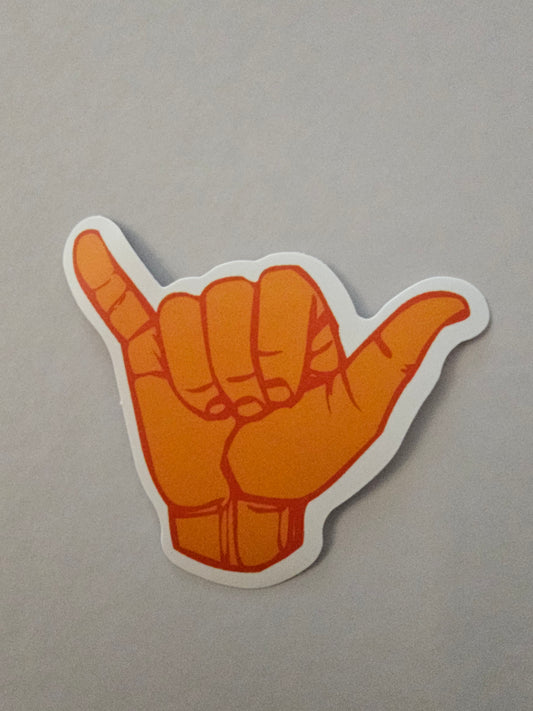 Hang Loose Sticker