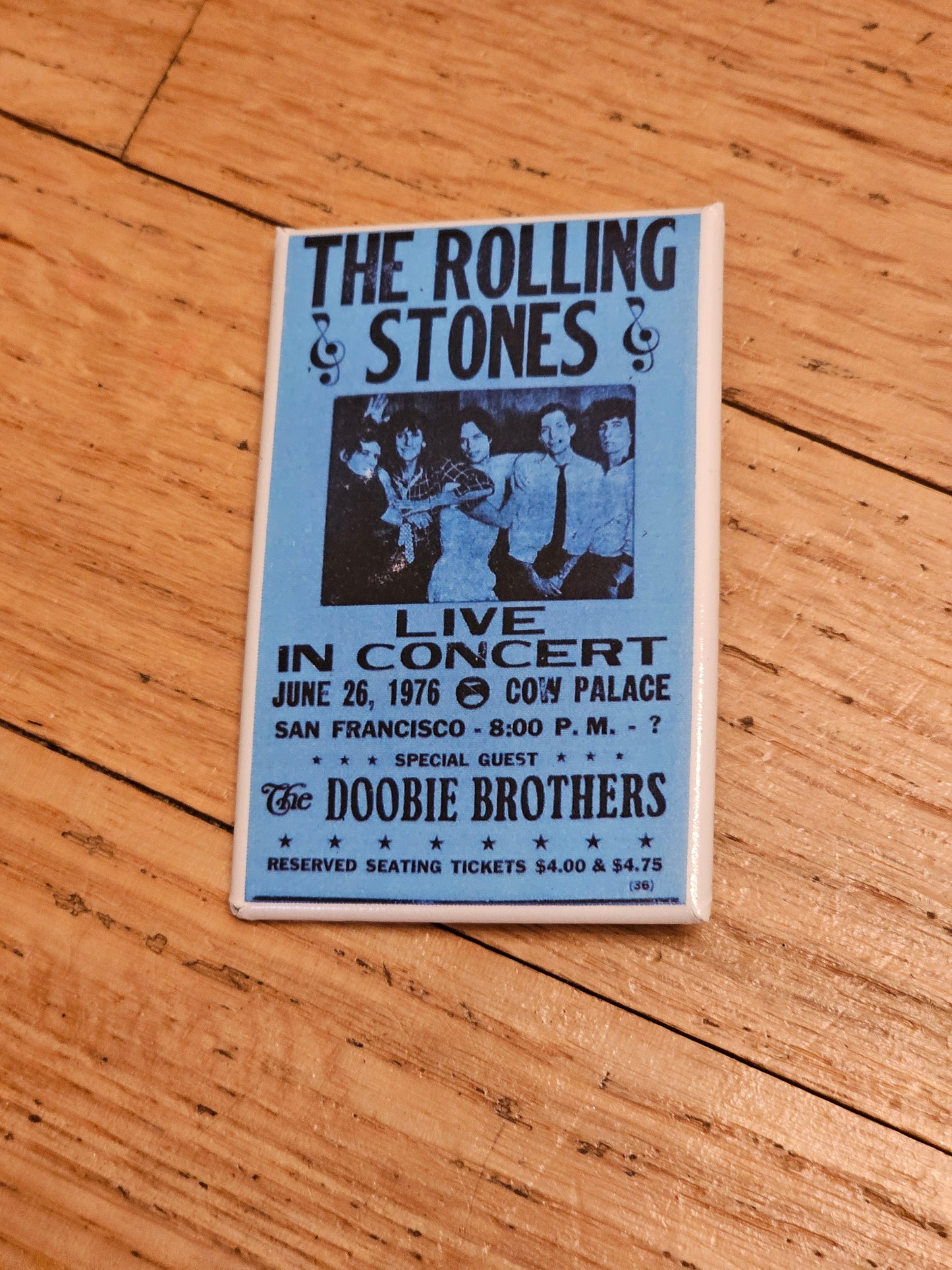 Showprint  Concert Poster Buttons 1.75" x 2.75"