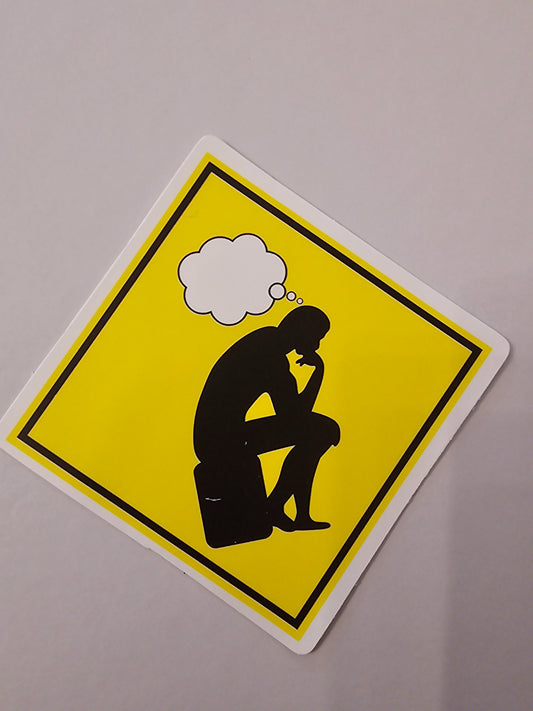 Thinker Sticker