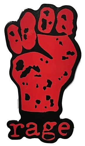 rage red sticker