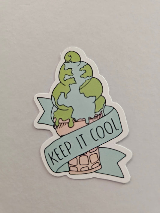 Keep It Cool Sticker