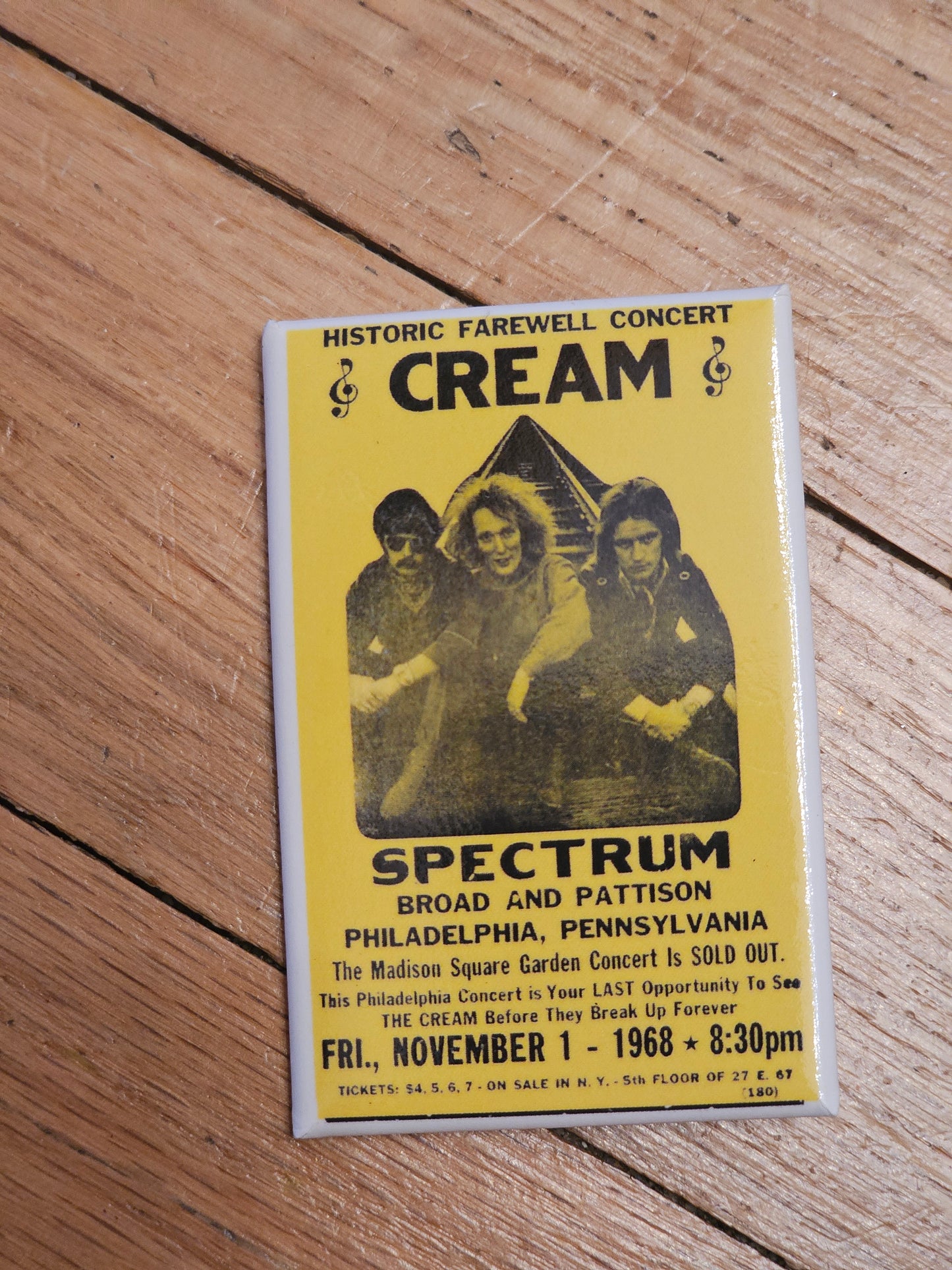 Showprint  Concert Poster Buttons 1.75" x 2.75"