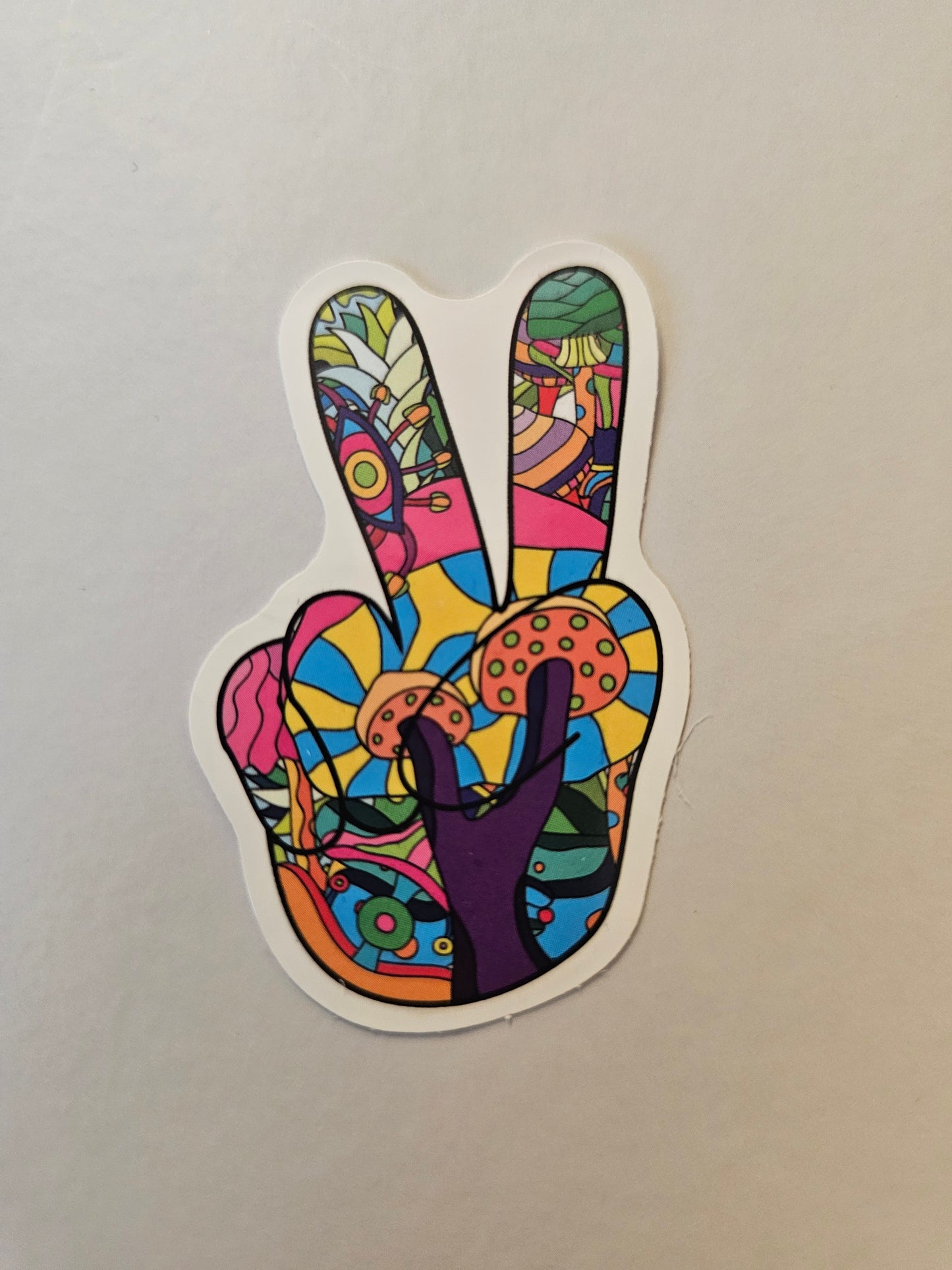 Psychedelic Peace Sticker