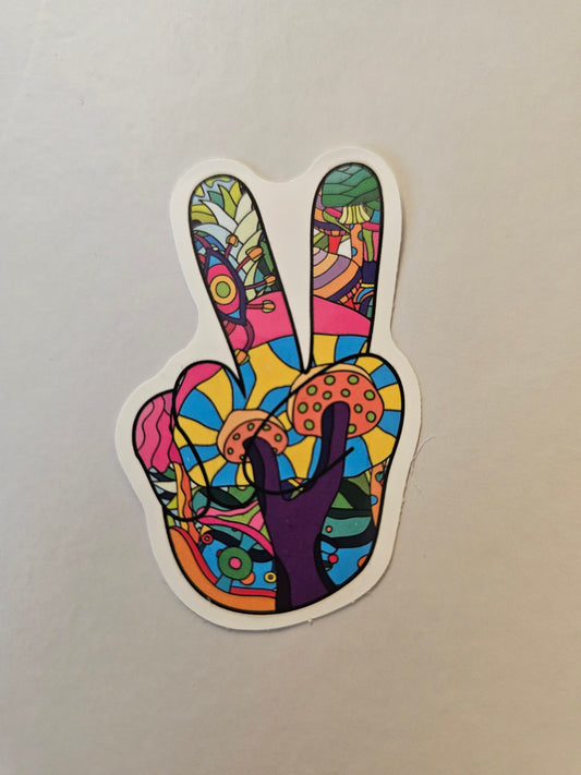 Psychedelic Peace Sticker