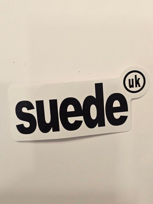 Suede White Sticker