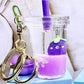 Eggplant Floaty Key Charm