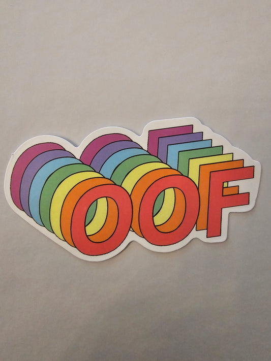 Oof Sticker
