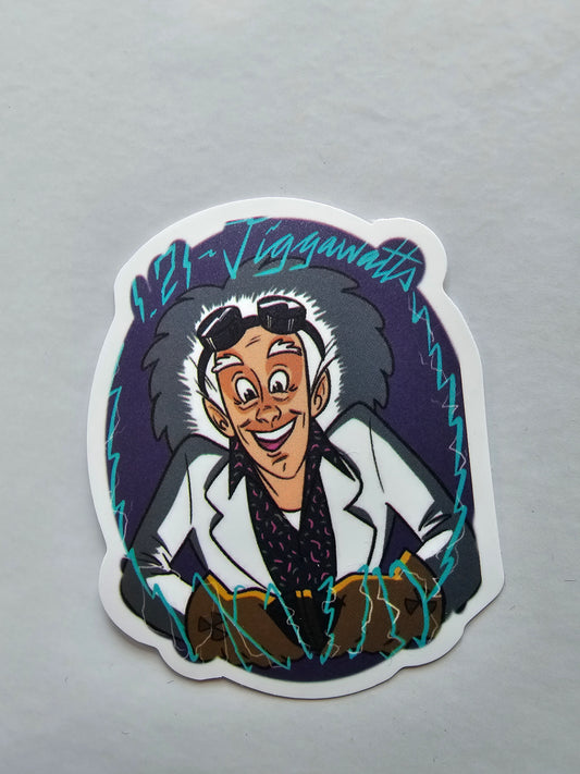 Jiggawatts Sticker