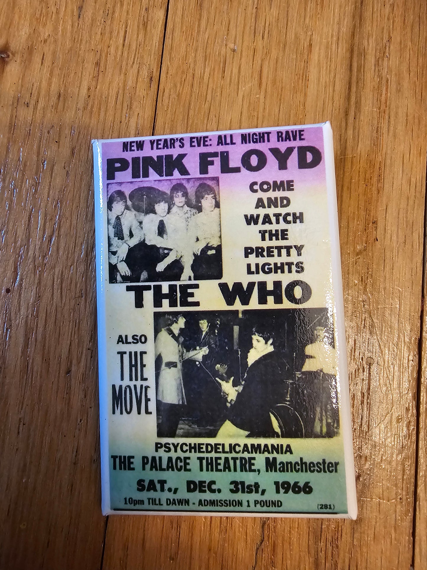 Showprint  Concert Poster Buttons 1.75" x 2.75"