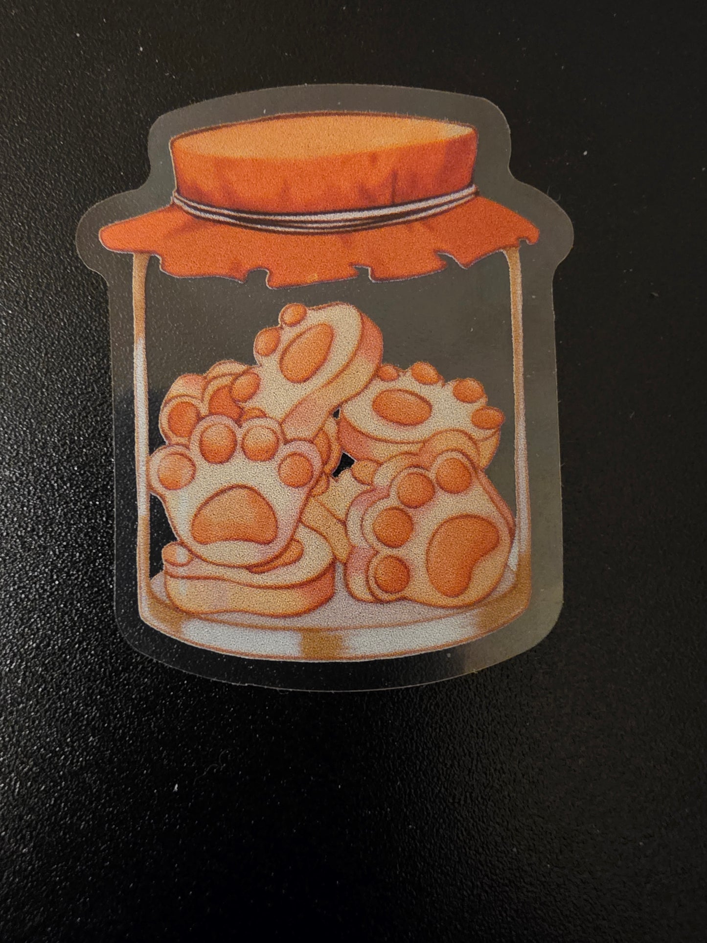 Transparent Jar Sticker