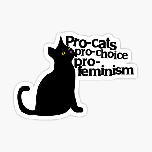 Pro cats sticker