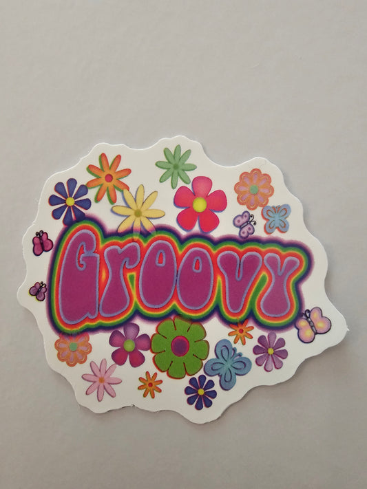 Groovy Sticker