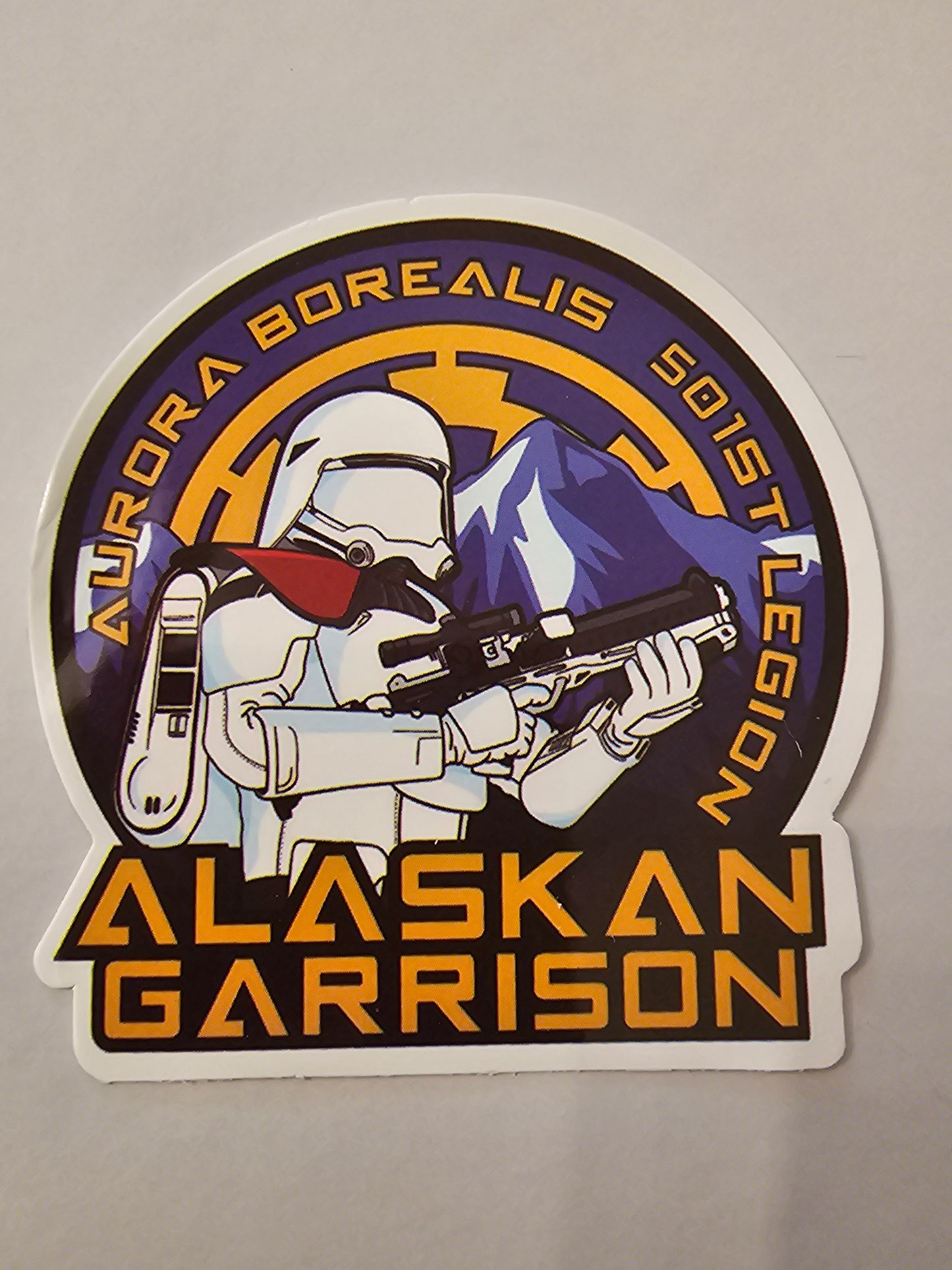 Alaskan Garrison Sticker