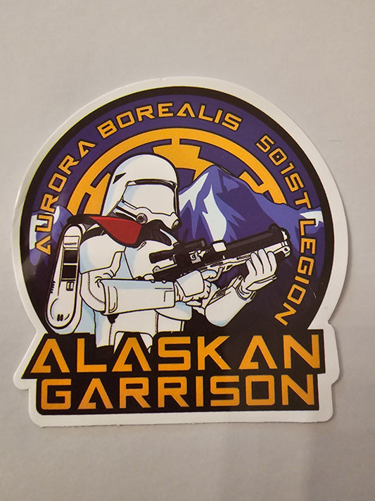 Alaskan Garrison Sticker