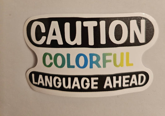 Colorful Language Sticker