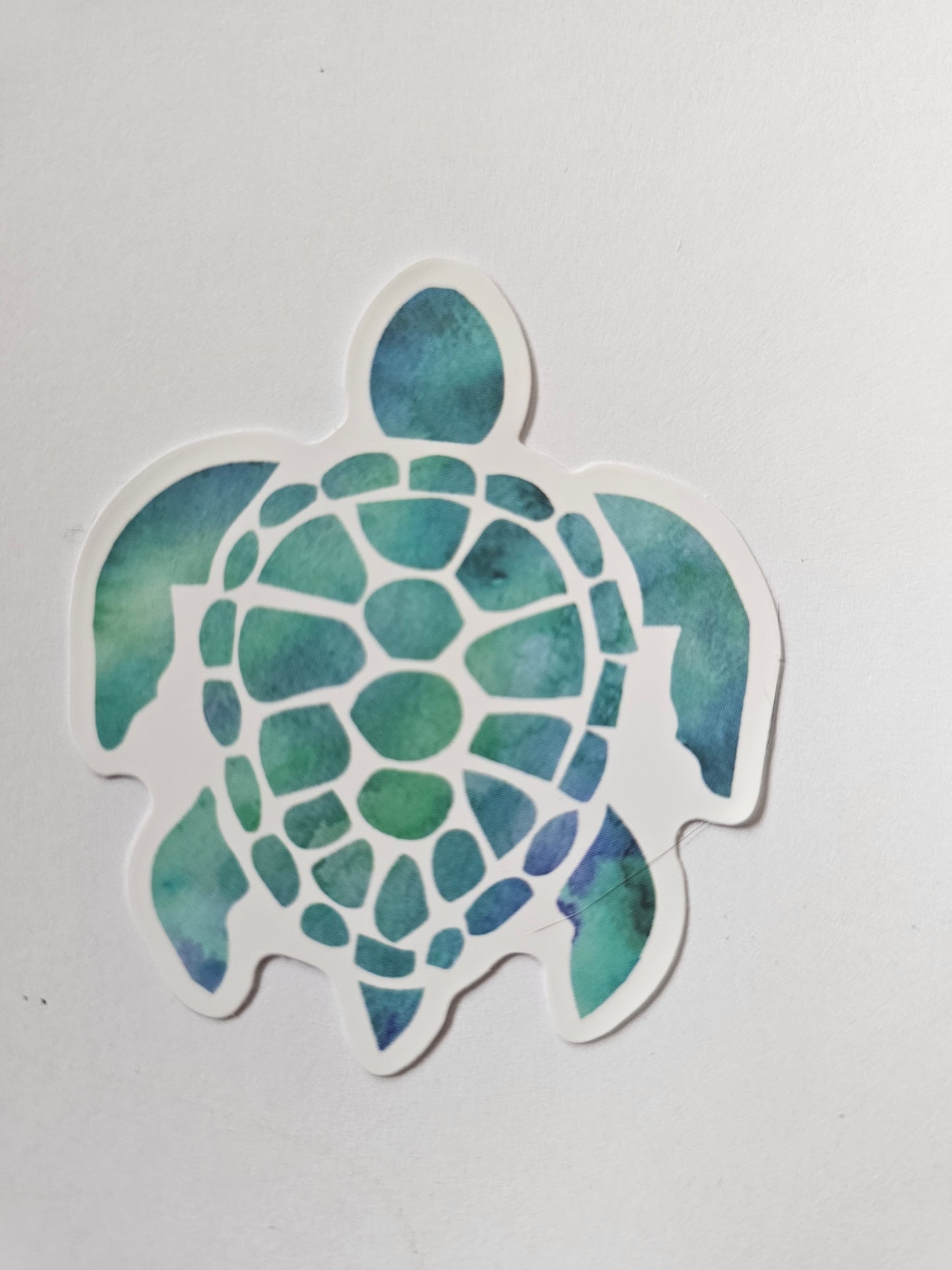 Blue turtle sticker