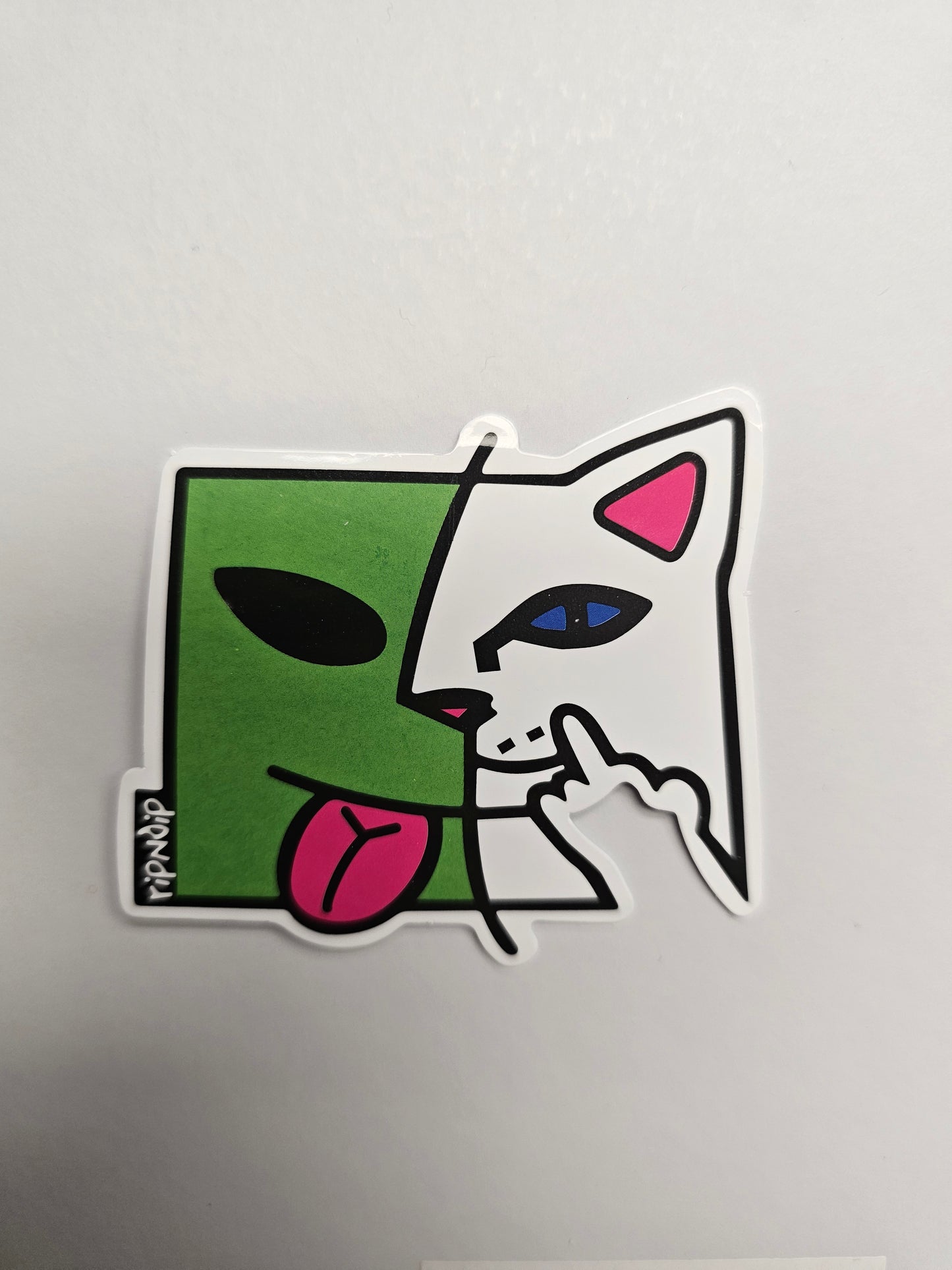 Green and White Cats