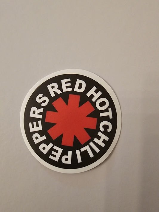 Red Hot Chili Peppers Black Sticker