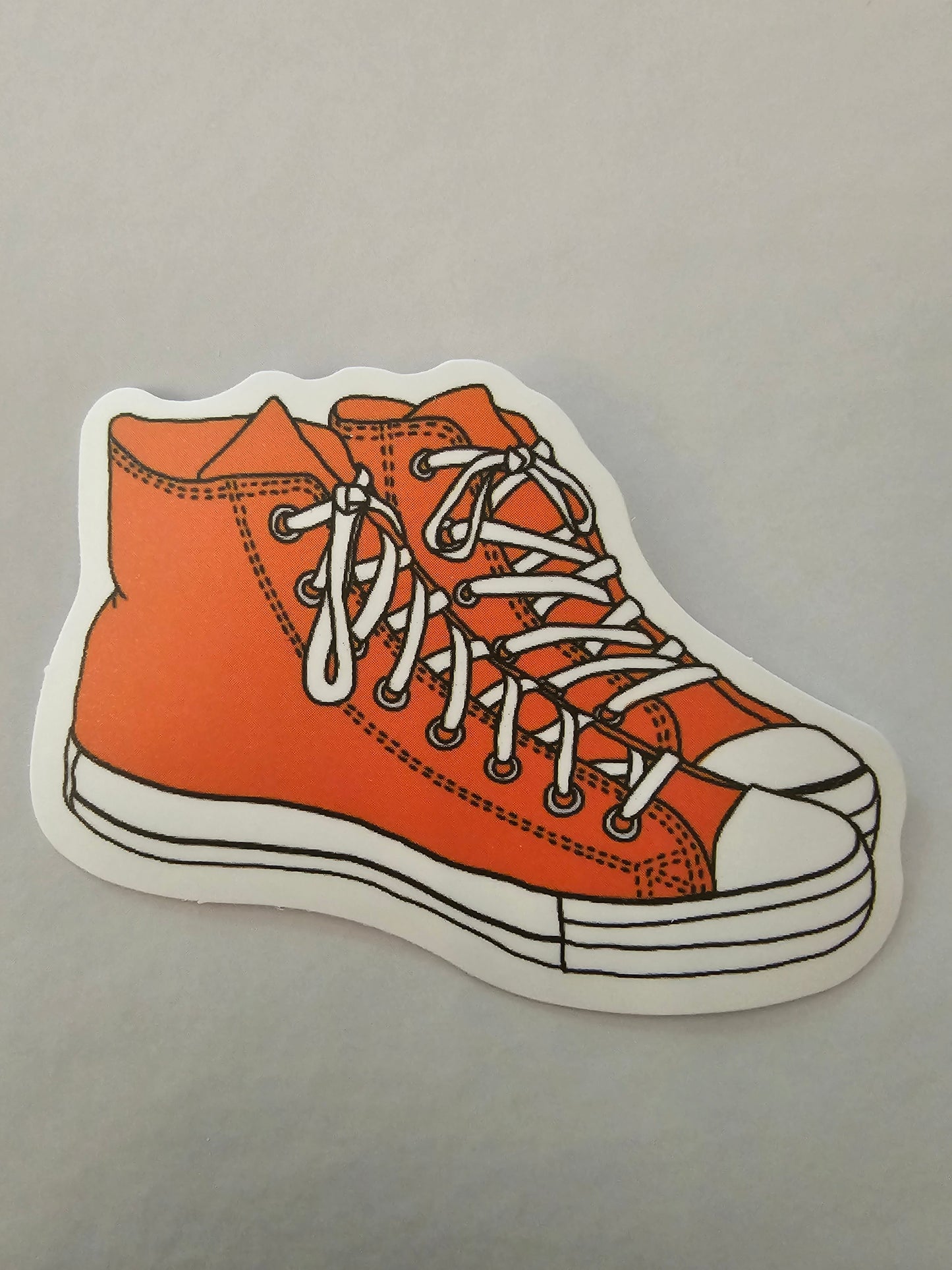Orange sneakers sticker