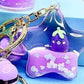 Eggplant Floaty Key Charm