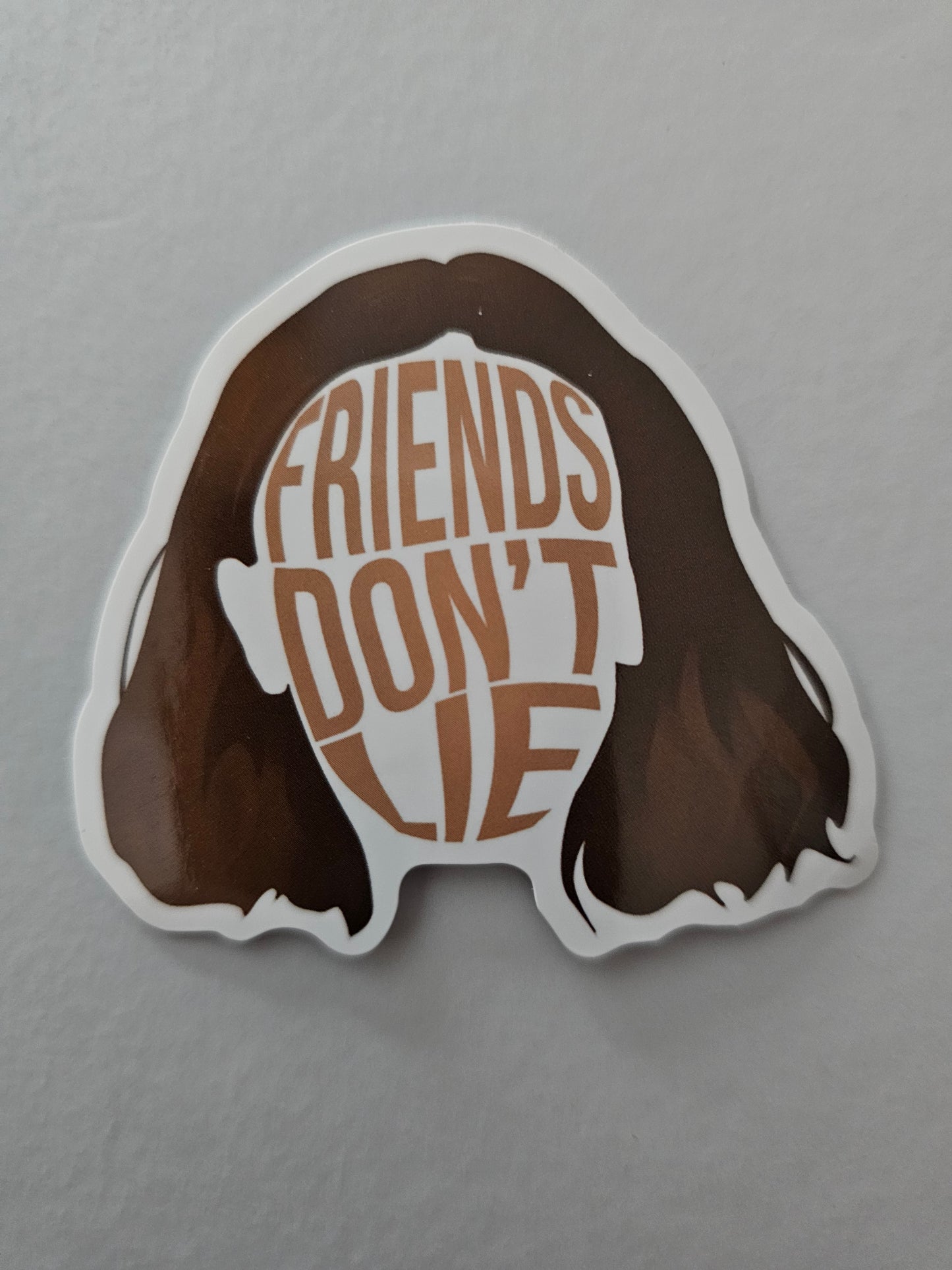 Friends Dont Lie Sticker