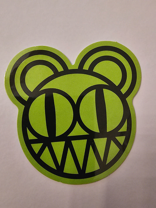 Radiohead Sticker Green