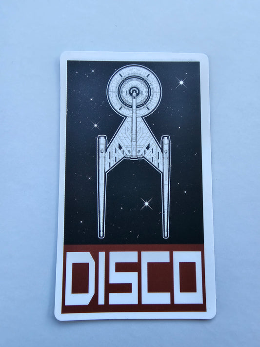 Star Trek Disco Sticker
