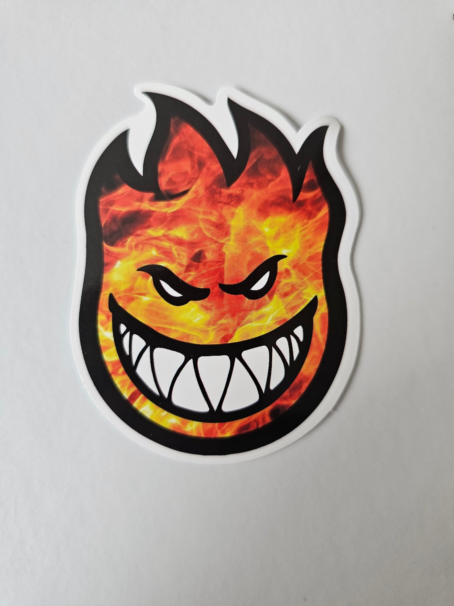 Spitfire Flames Sticker