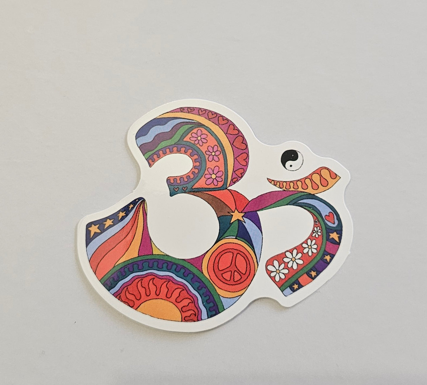 Psychedelic Ohm Sticker